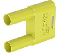 Stäubli SKS-4N-19 Conector amarillo Diámetro del bolígrafo: 4 mm Distancia entre pines: 19 mm, 1 unidad