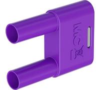 Stäubli SKS-4N-19 Conector Violeta Diámetro del bolígrafo: 4 mm Distancia entre clavijas: 19 mm, 1 unidad