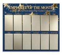Staff Appreciation Poster Office Recognition Canvas Wall Art for Highlighting Team Achievements and Decor(Framed,12x18inch(30x45cm))