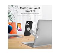 (staffa di montaggio laterale)Supporto per laptop pieghevole regolabileSupporto da tavoloSupporto per