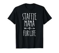 Staffie Mama Lindo Staffordshire Bull Terrier Mamá Camiseta
