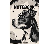 Staffie Notebook - Cute Staffordshire Bull Terrier Journal for Dog Lovers / Carnet de note 15.24 x 22.86 cm: 120 Lined Pages - 6x9 in - Perfect for School, Office or Home