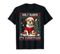 Staffordshire Bull Terrier Christmas Decorations Dog Lover Camiseta