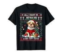 Staffordshire Bull Terrier Christmas Decorations Dog Lover Camiseta