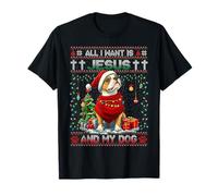 Staffordshire Bull Terrier Christmas Decorations Dog Lover Camiseta