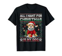 Staffordshire Bull Terrier Christmas Decorations Dog Lover Camiseta
