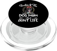 Staffordshire Bull Terrier Rocking The Dog Mom and Aunt Life PopSockets PopGrip para MagSafe