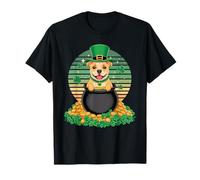 Staffordshire Bull Terrier St Patricks Day Leprechaun Camiseta