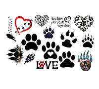 Staffordshire Bull Terrier Staffy Collection (Staffordshire Bull Terrier Tatuajes temporales # pata c1)