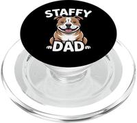 Staffy Dad Staffordshire Bull Terrier Dueño de Perro PopSockets PopGrip para MagSafe