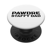 Staffy Dad Staffordshire Bull Terrier PopSockets PopGrip Adhesivo