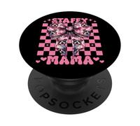 Staffy Mama Mom Staffordshire Bull Terrier Dog Día de la Madre PopSockets PopGrip Adhesivo