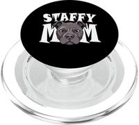 Staffy Mom, Linda Madre de Perro Staffordshire Bull Terrier PopSockets PopGrip para MagSafe