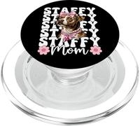 Staffy Mom Mama Staffordshire Bull Terrier Dog Día de la Madre PopSockets PopGrip para MagSafe