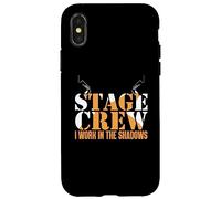 Stage Crew Work In Shadow | Técnico teatral Carcasa para iPhone X/XS