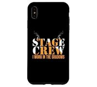 Stage Crew Work In Shadow | Técnico teatral Carcasa para iPhone XS MAX
