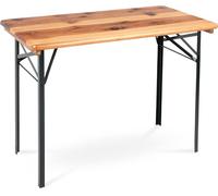 Stagecaptain BBT-117 Hirschgarten Mesa Plegable para Carpa 117 cm - Robusta y Corta (117 cm de Largo) - Superficie lacada - Fácil de Guardar y Transportar