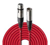 Stagg 10 m cable XLR a conector XLR para micrófono de calidad, rojo
