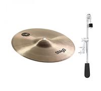 Stagg 10" SH Medium Splash & Gear4music Deluxe Weighted Cymbal Arm