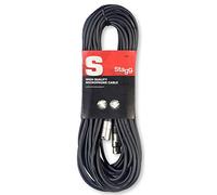 Stagg 10m XLR to XLR Plug Microphone Cable, Negro