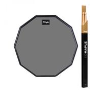 Stagg 12 Desktop Practice Pad & Maple 7A Drumsticks Wood Tip