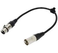 Stagg 19310 XLR - Cable de conexión macho a hembra de 30 cm