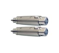 Stagg 2 x Female XLR/ Male RCA Adaptor