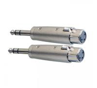 Stagg 2 x Male Stereo Phone / Symetrical Female XLR Adaptor