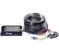 Stagg 20974 30 m 16 x Hembra XLR/4 x Jack Stagebox con Multicore Cable