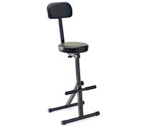 Stagg 25015361 MT-300 BK - Silla alta para músicos con respaldo