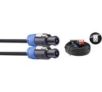 Stagg 25018123 SSP30SS25 14GA Cable para altavoz, 30 m, de conector Speakon a conector Speakon