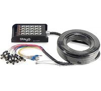 Stagg 25020973 SSB de 15/16 x 4PH Stage Box (16 XLR, 4 estéreo Salida Jack)