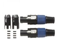 Stagg 2x 4 Pin Male Speakon Plug