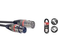 Stagg Cable del micrófono SMC10 RD (10m, conector XLR a XLR) rojo