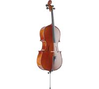 Stagg Cello De Tamaño Completo 4/4 De Madera Maciza Con Tapa De Arce Y Bolsa