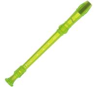 Stagg Flauta soprano plástico verde alemán doble orificio