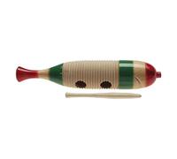 Stagg GUF-141S Small wooden Guiro in fish shape, w/scraper