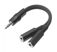 Stagg Male Stereo Mini Phone Plug/ 2 x Female Mono Mini Jack Adaptor