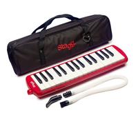 Stagg Melosta32 RD - Melódica (32 teclas, funda), color rojo