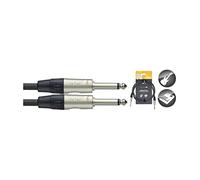 Stagg NGC6R - Cable para guitarra jack (6.3 mm, 6 m)