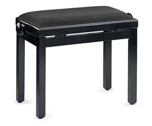Stagg pb39 BKP svbk High Gloss - Banqueta, color negro brillante