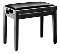 Stagg PBF39 BKP SBK - Banco de piano (vinilo), color negro