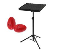 Stagg PCT-600 - Bandeja para mesa de percusión + batidora Keepdrum Eggs