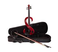 Stagg S-Shaped Electric Violin Outfit Metallic Red
