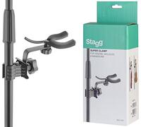 Stagg SCL-VH - Soporte ajustable con abrazadera para ukelele, violín o mandolina