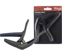 Stagg SCPX-CU BK - Cejilla curva, color negro
