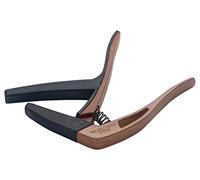 Stagg SCPX-CU DKWOOD - Cejilla para guitarra acústica o eléctrica, madera oscura