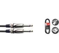 Stagg SGC10DL - Cable para guitarra jack (6.3 mm, macho, 10 m), negro, Derecho - de lujo
