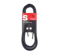 Stagg SGC3 - Cable con enchufe para teléfono, 3 m, Derecho - Estándar, Negro