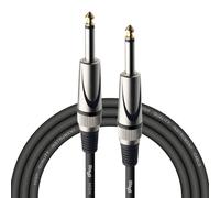 Stagg SGC3DL Pro - Cable de conexión para instrumentos (clavijas de 6.3 mm, asimétrico, 3 m), Negro, Derecho - de lujo